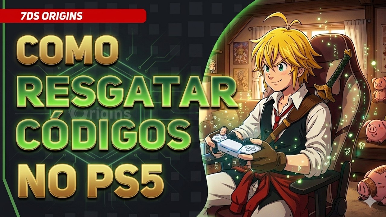COMO RESGATAR C&oacute;digos pelo PS5  ! | 7DS Origins
