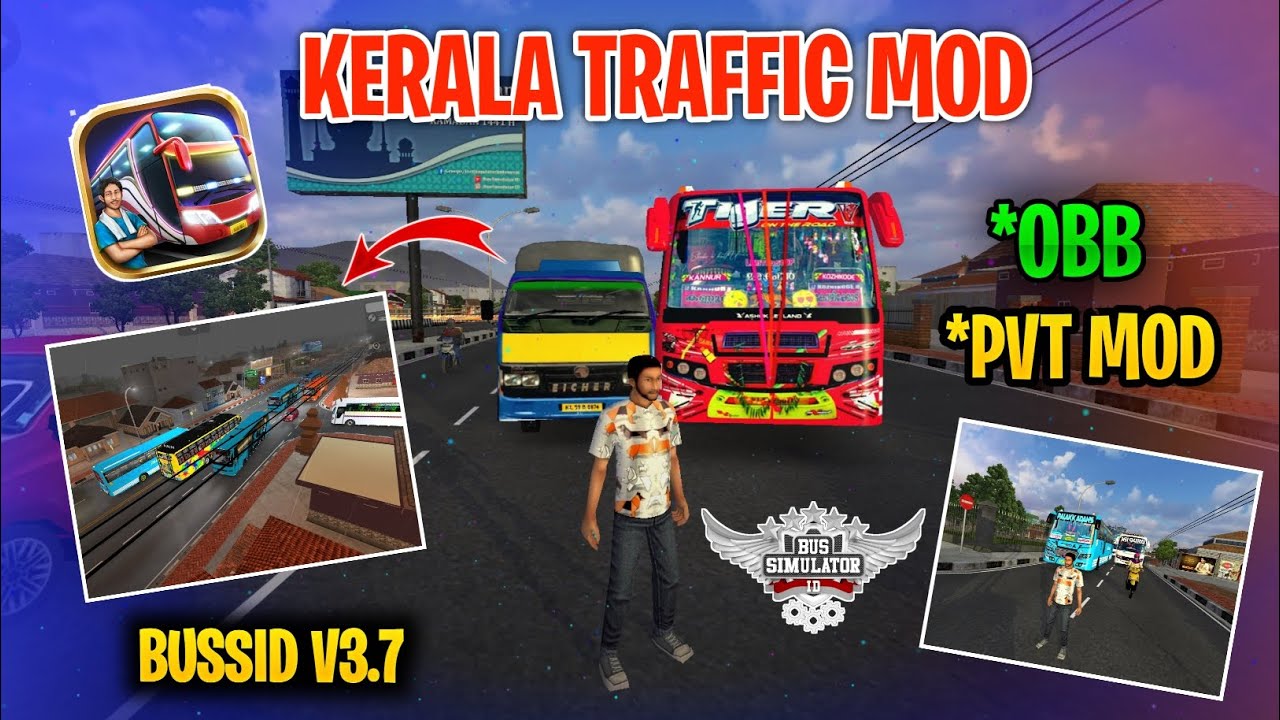 New Kerala Traffic Mod Tamil | Bus Simulator Indonesia | Kerala Traffic Mod In Bussid 