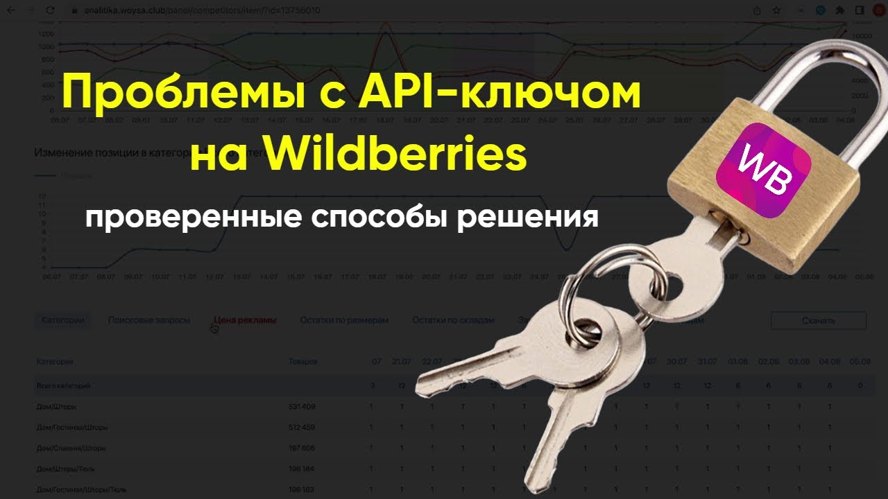 Как решить проблему с АПИ-ключом на Вайлдберриз?