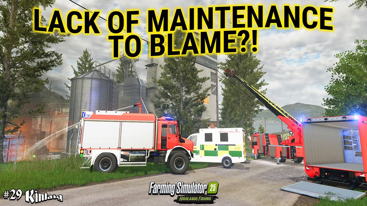 DISASTER AT THE MILL?! EP #29 (KINLAIG) Highlands Fishing Farming Simulator 25