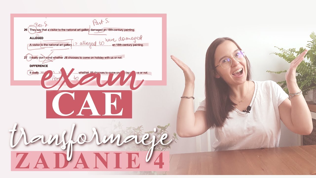 transformacje - GRAMATYKA na CAE | Egzaminy Cambridge