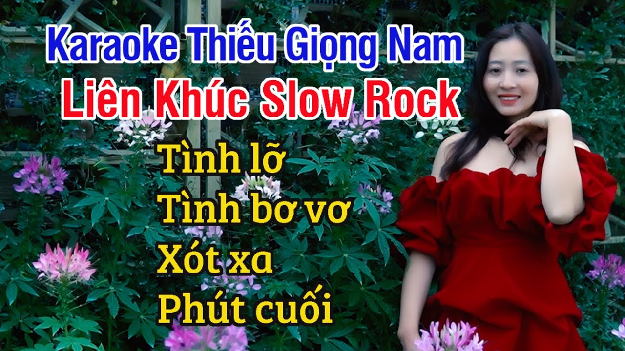 Liên Khúc Slow Rock Phiêu Phiêu ✔ Karaoke Thiếu Giọng Nam ► Song Ca Với Ngọc Lan ❖ Thiết TV