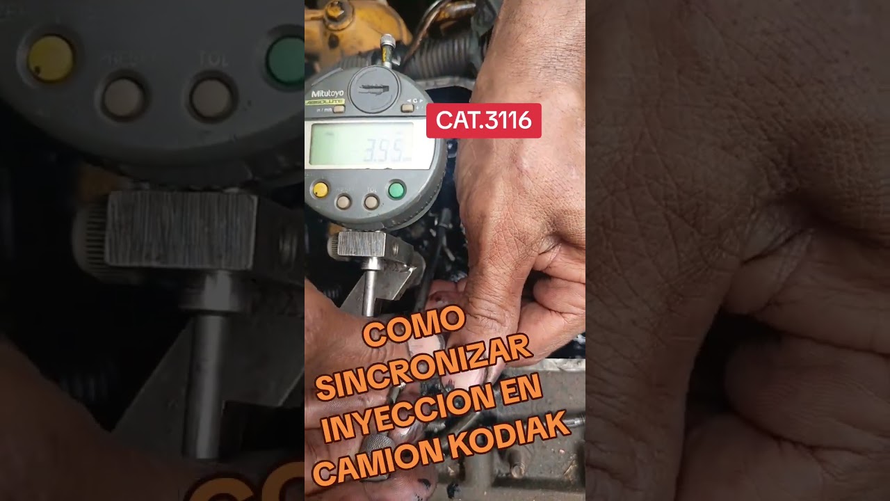 calibración de motor CATERPILLAR 3116