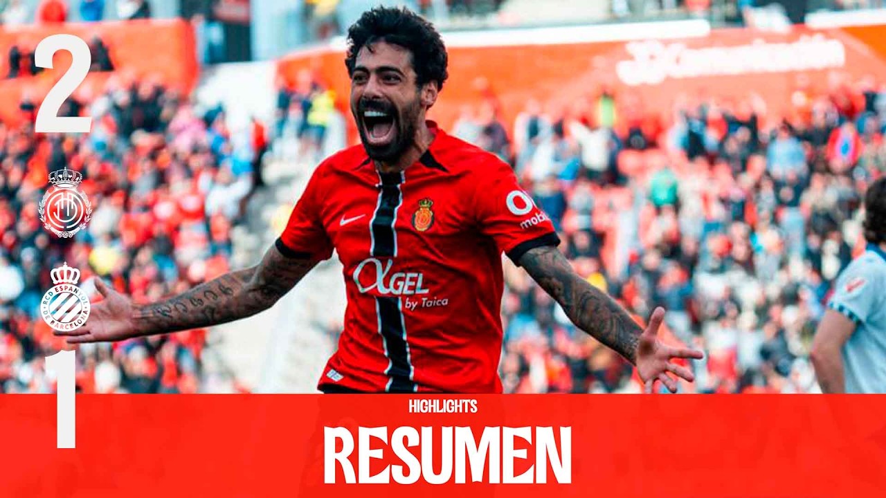 Resumen J28 RCD Mallorca 2-1 RCD Espanyol | RCD Mallorca