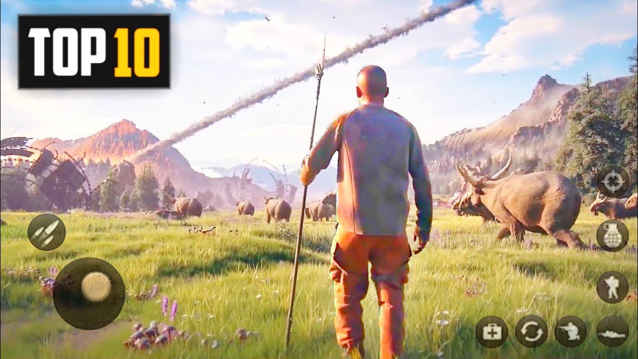 Top 10 New High Graphics SURVIVAL Games for Android 2022