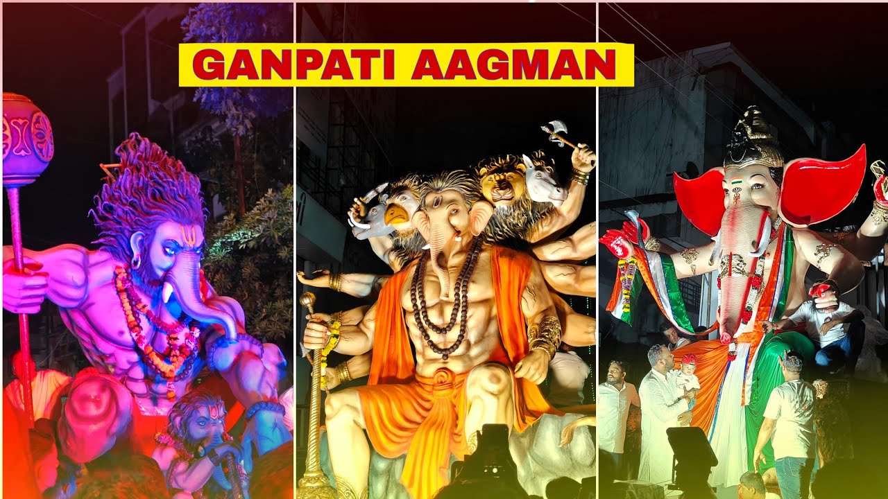 15 AUGUST VALSAD GANPATI AAGMAN | VALSAD CHA GANPATI | #valsadganpatiaagman #ganpati2025