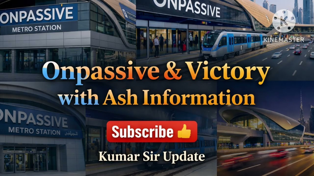 #ONPASSIVE Dubai Metro Station 🚉 | Latest Update | Big News From Dubai | ONPASSIVE Vision 2026