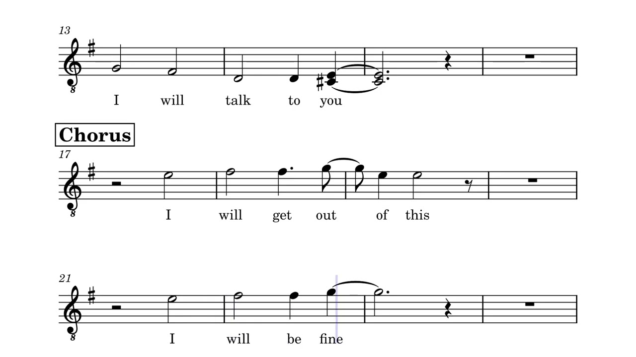 I Will Be Fine (Metal Way Version) - Vocals with metronome