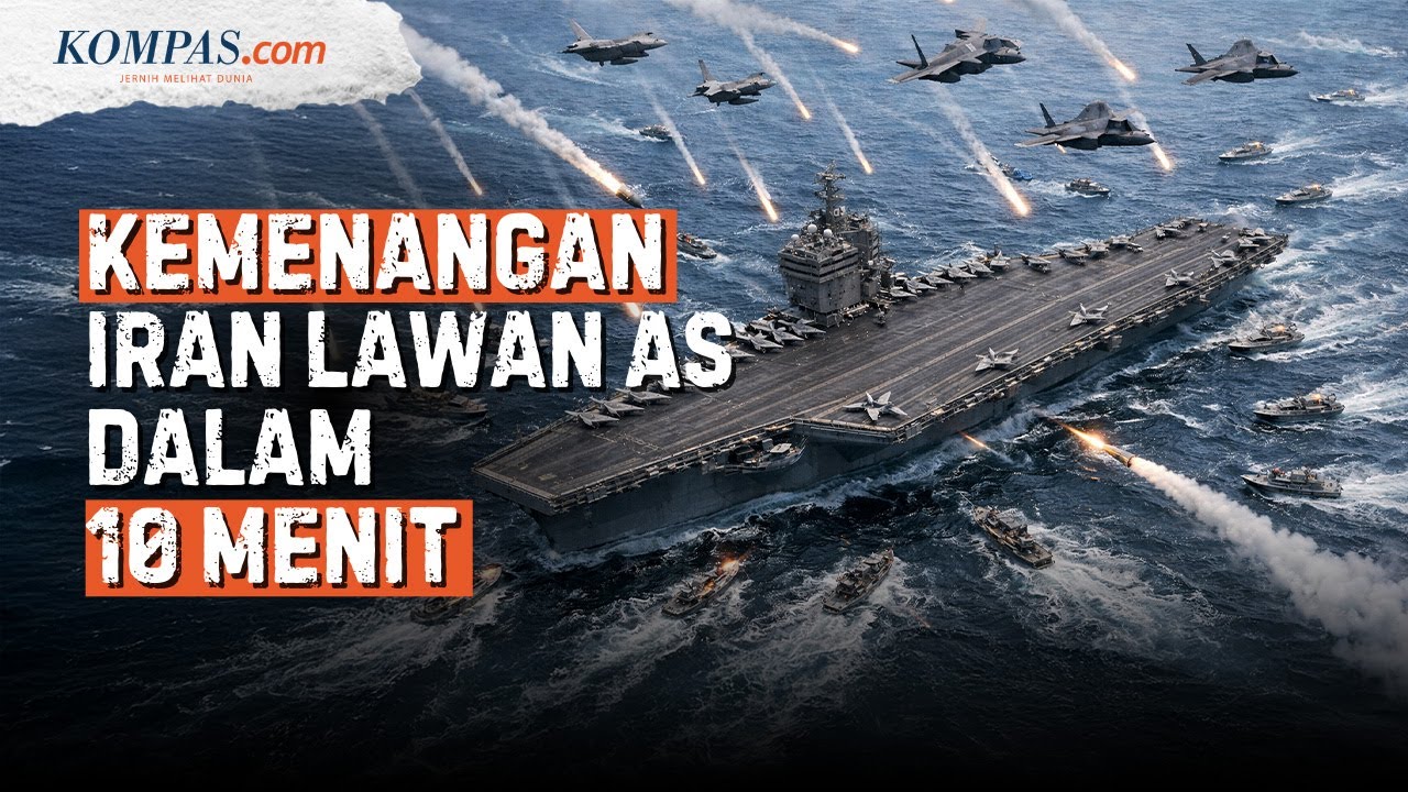 Iran Menang di Simulasi Perang Buatan AS, Kapal Induk 