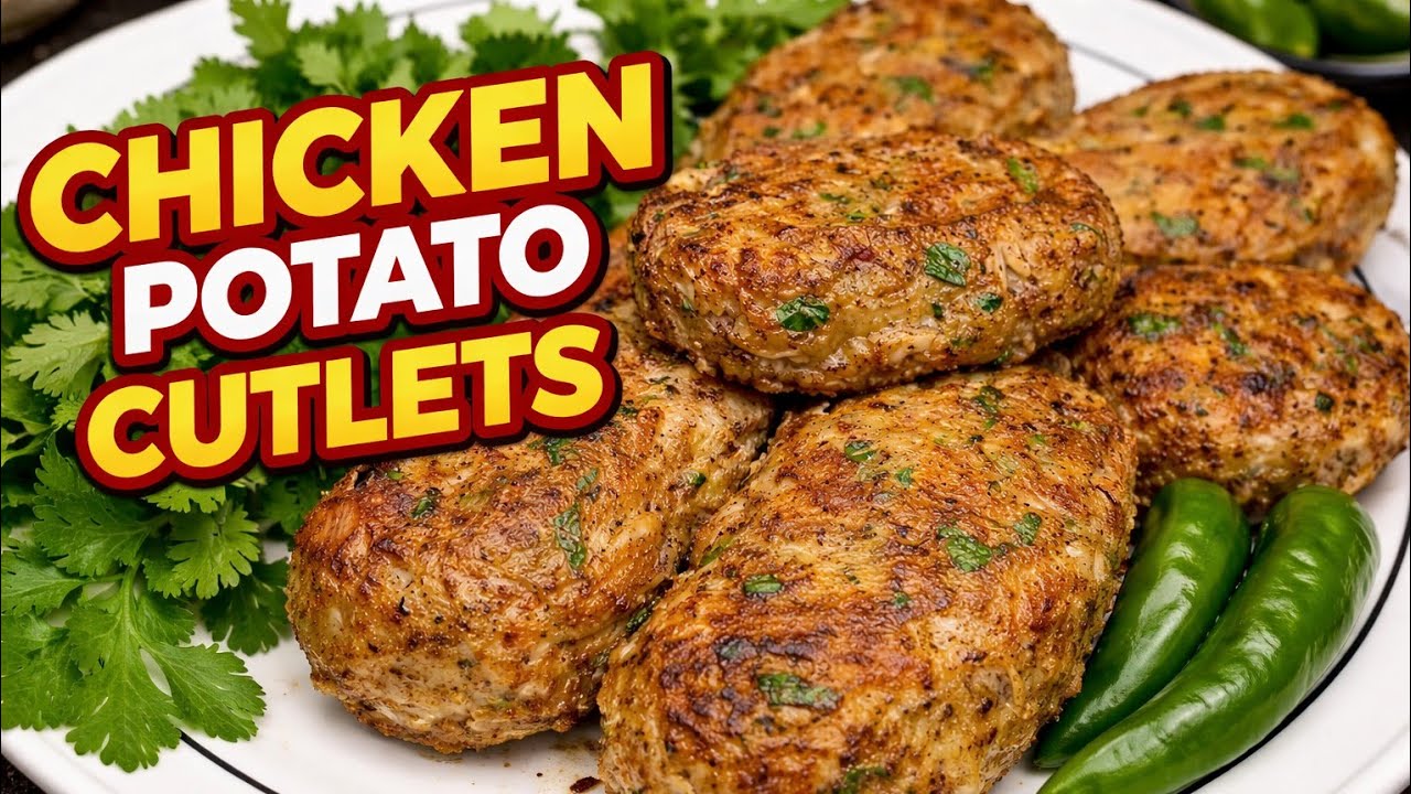 Chicken Potato Snacks by kitchen with Aden|Aloo chicken kebab#chicken#potatoes#spices#egg