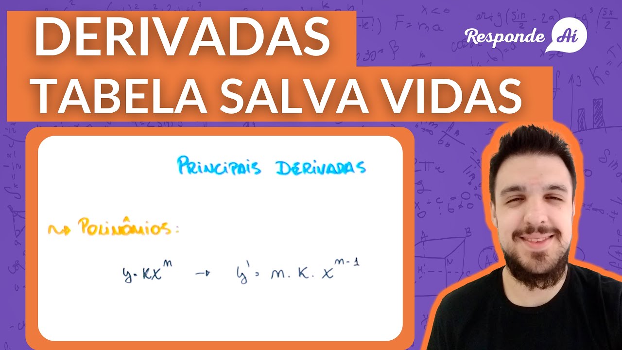 TABELA SALVA VIDA: As Principais DERIVADAS | Responde Aí