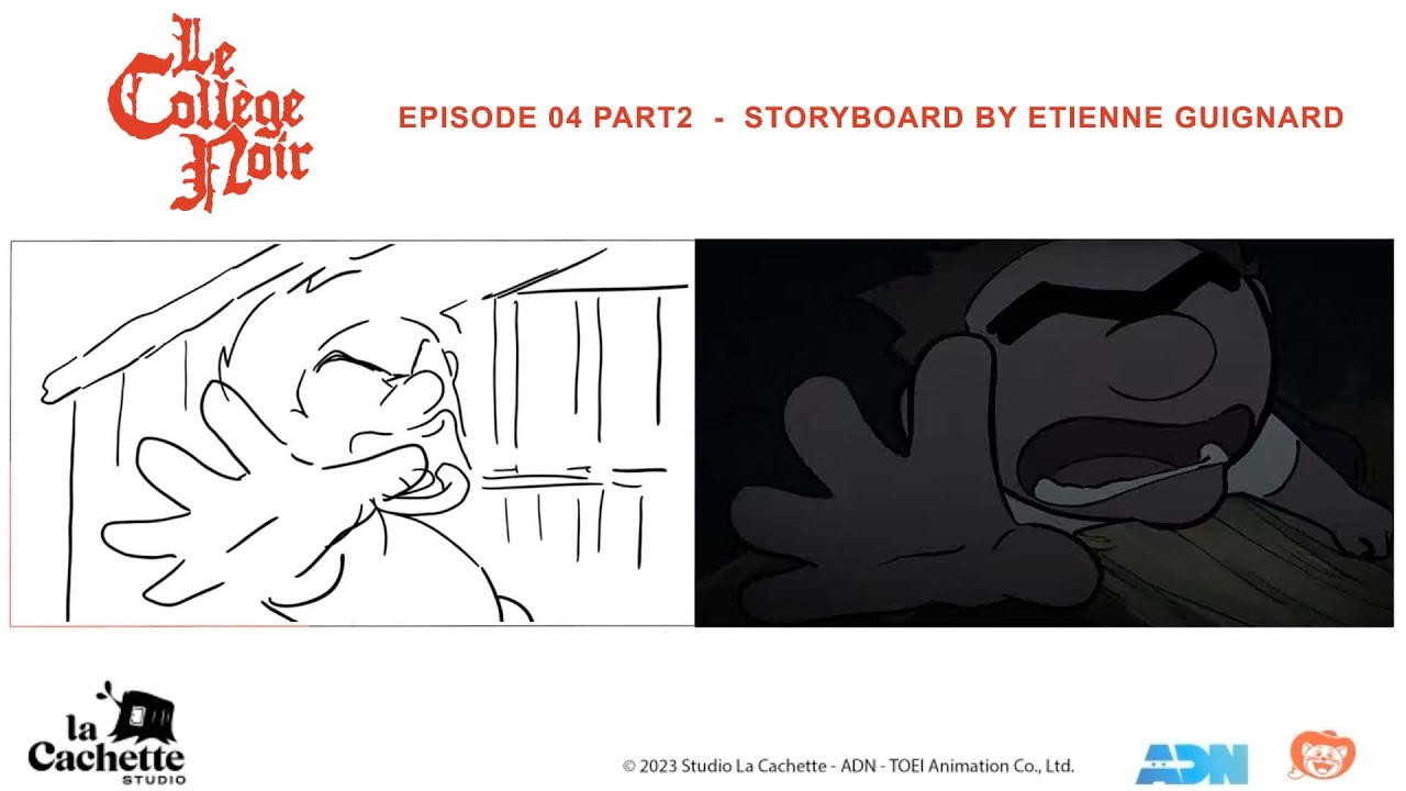 COLLEGE NOIR EPISODE 04 PART2 - STORYBOARD BY ETIENNE GUIGNARD
