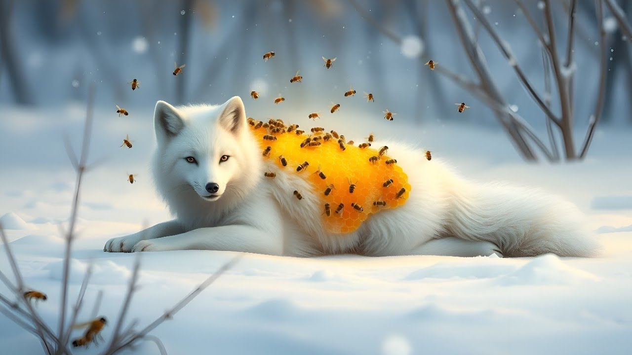 Fox Rescue: Injured Arctic Fox Saved from Frozen Wilderness!