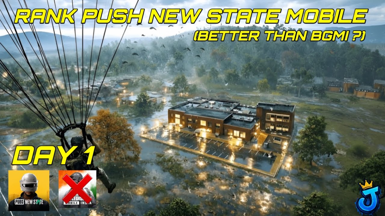 RANK Push New State Mobile Live! 🔥 Better than BGMI & Free Fire? | High Graphics Gameplay