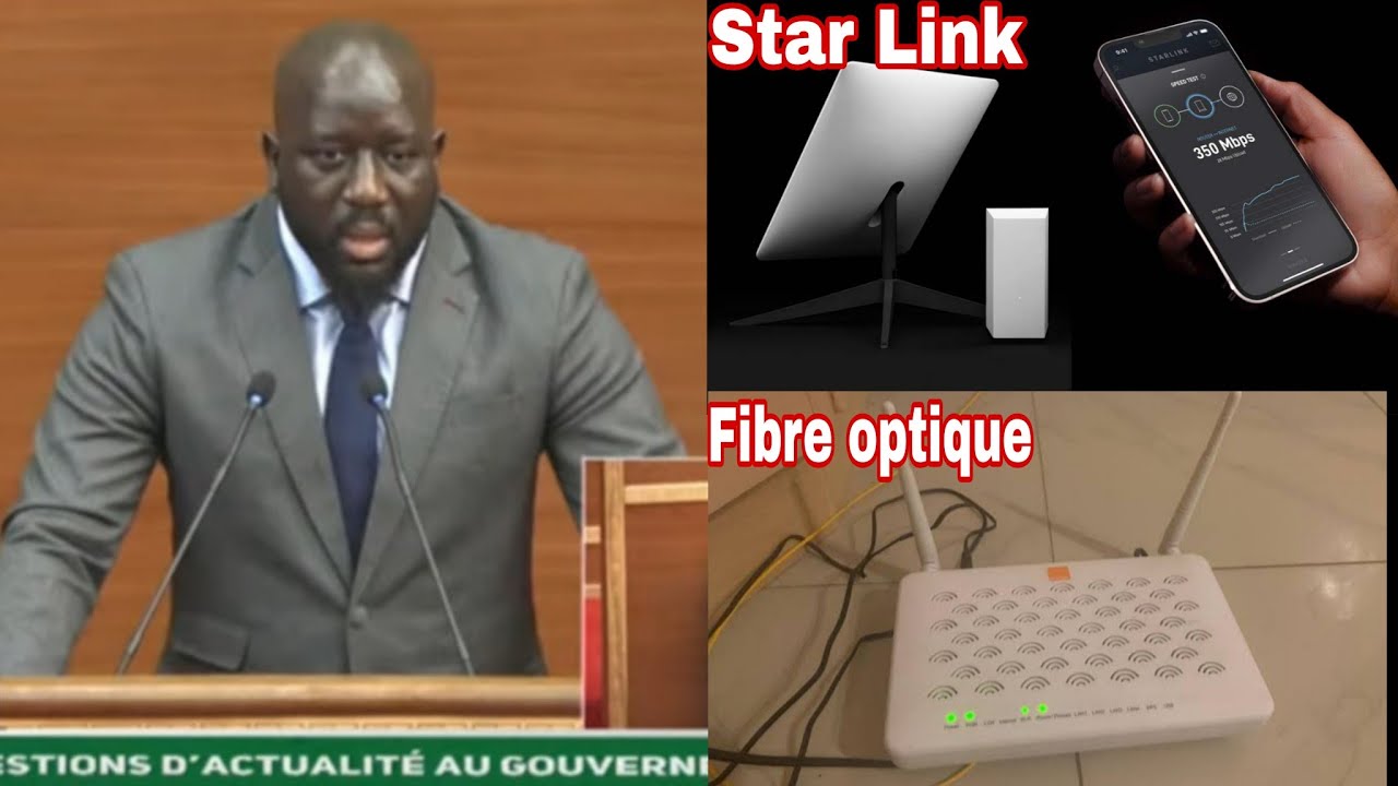 La différence entre le fibre optique et la nouvelle connexion (Star Link) Alioune Sall dévoile tout