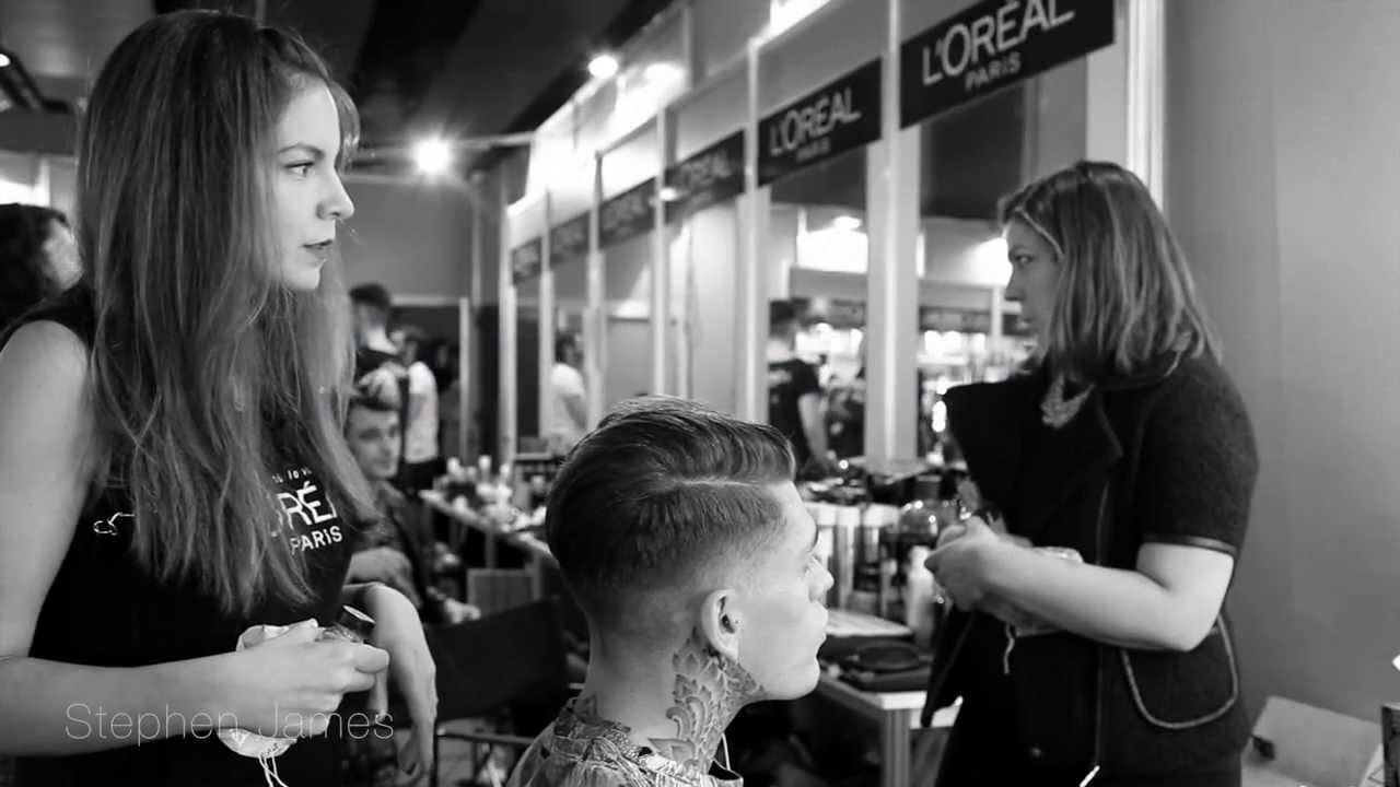 Stephen James at Mercedes Benz Fashion Week Madrid