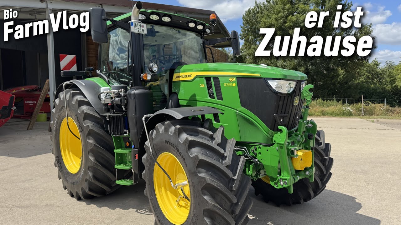 Unser neuer Trecker ist da! John Deere 6R215