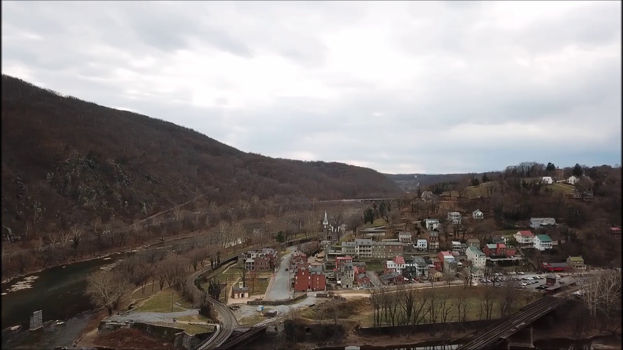 Harpers Ferry, West Virginia | Drone Footage at cliffs