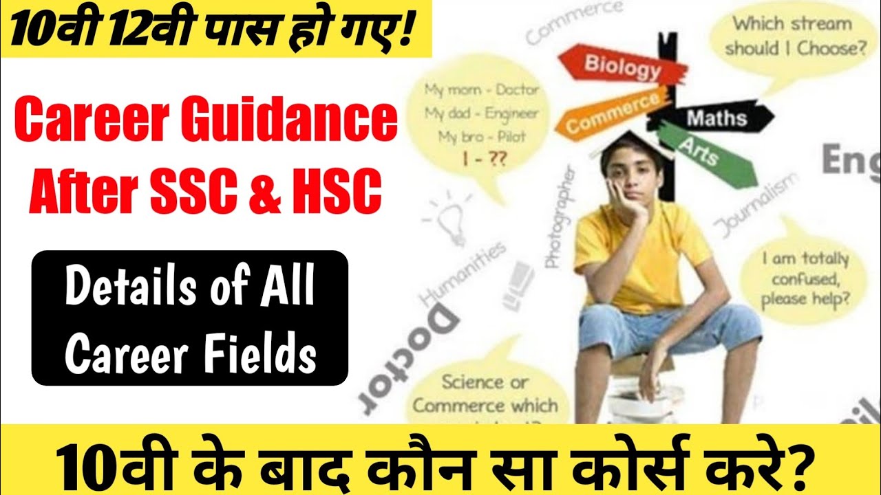 What after SSC & HSC? Career Guidance with available Fields you can choose Explained by Dinesh Sir