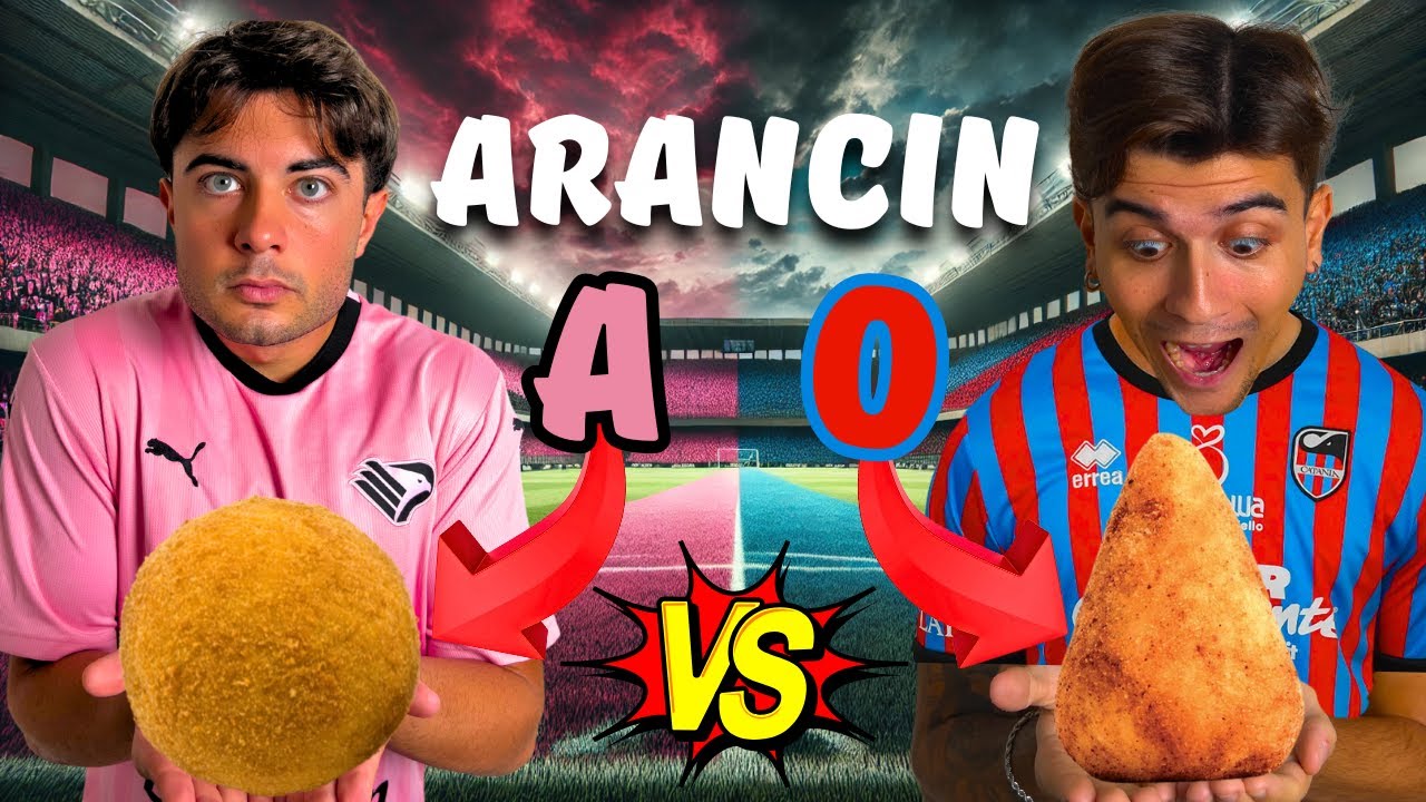 ARANCINA vs ARANCINO! PALERMO o CATANIA? Chi vincerà? 😱🏆
