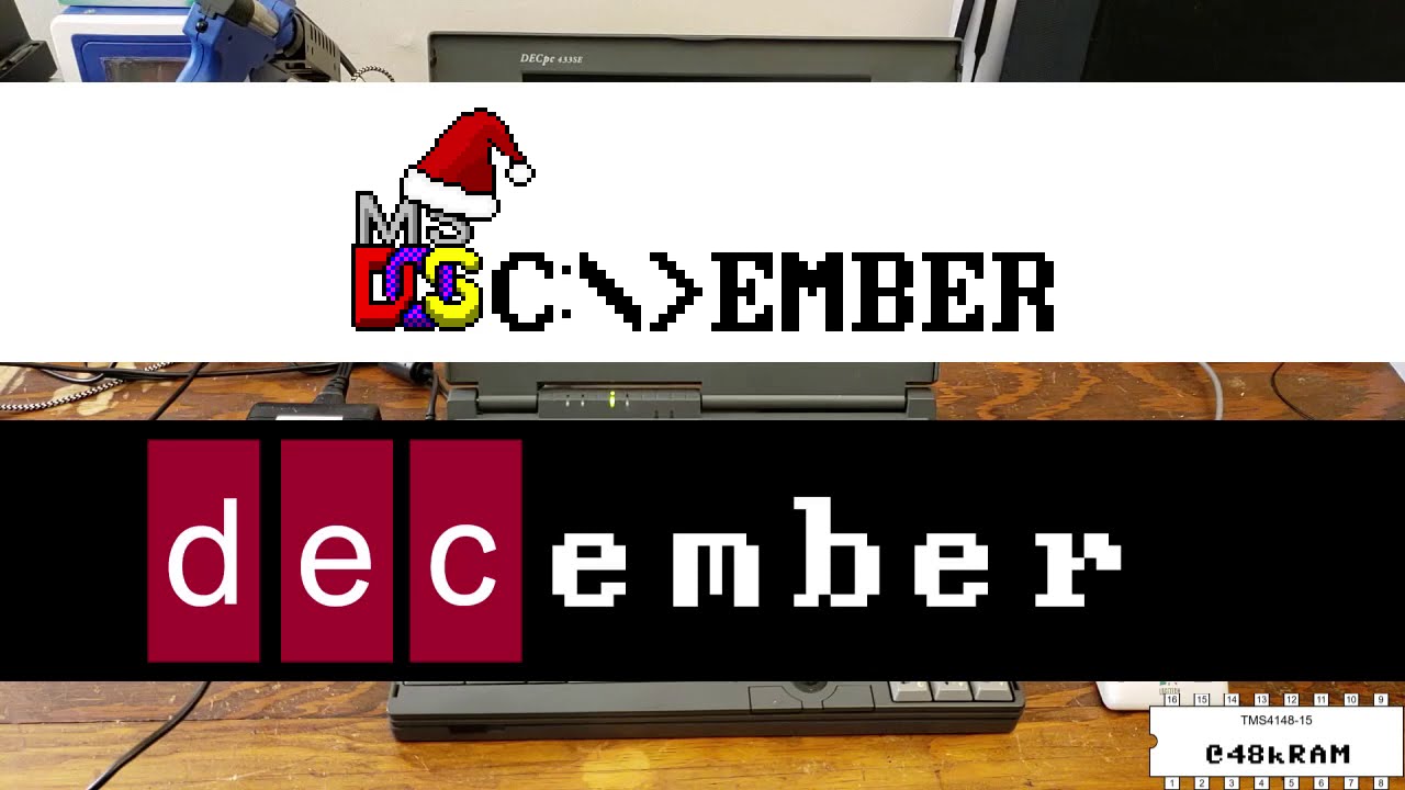 Compact Flash storage upgrade for a DECpc 433 - #DOSCember