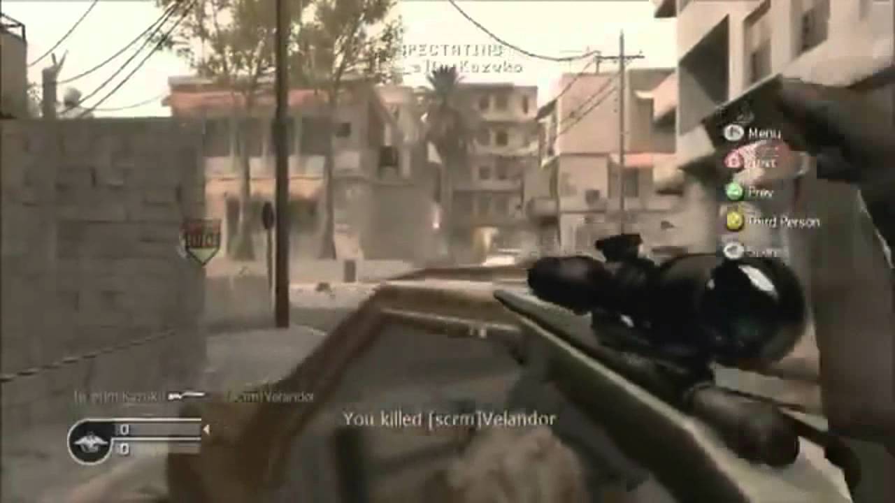 Best of CoD4 Competitive Sniping