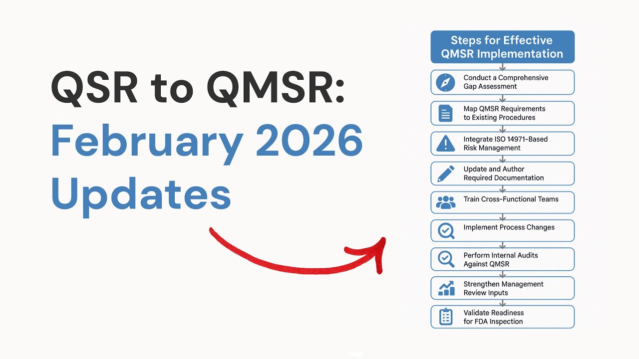 From QSR to QMSR: What Changed, What Didn’t, and What to Do Next | February 2026 Updates