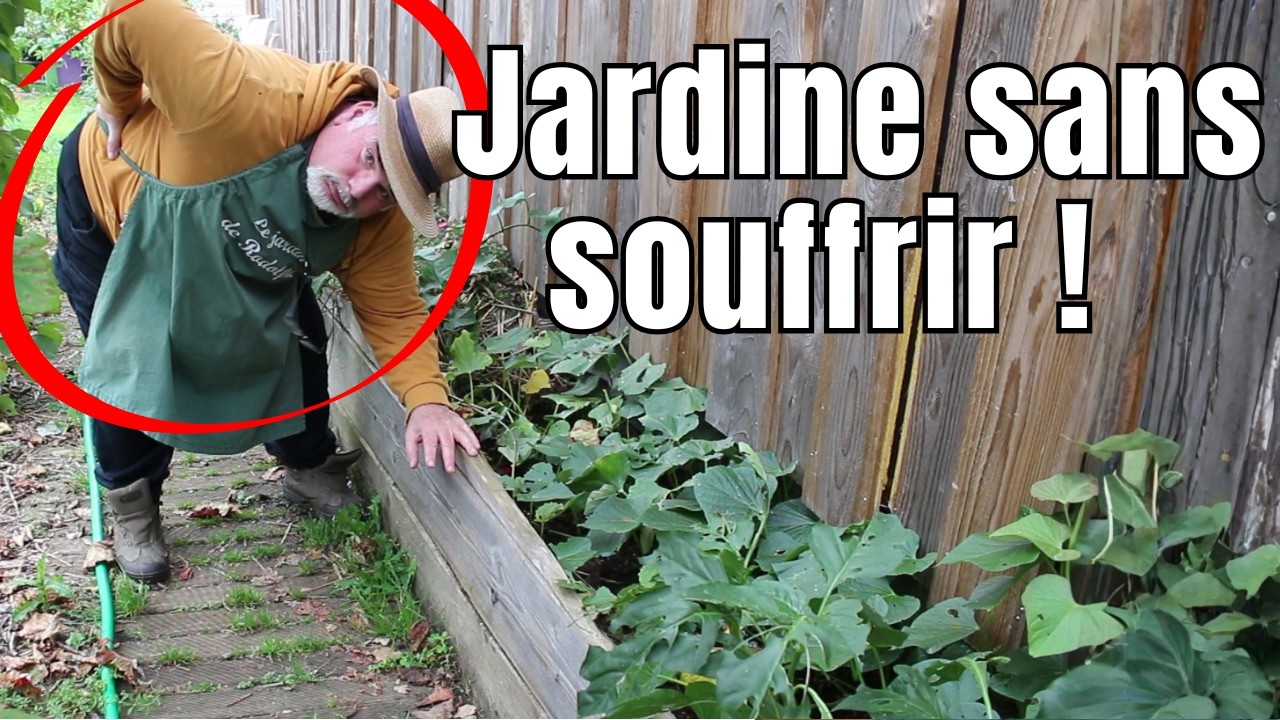 Mal au dos ? Voici comment jardiner autrement et sans effort