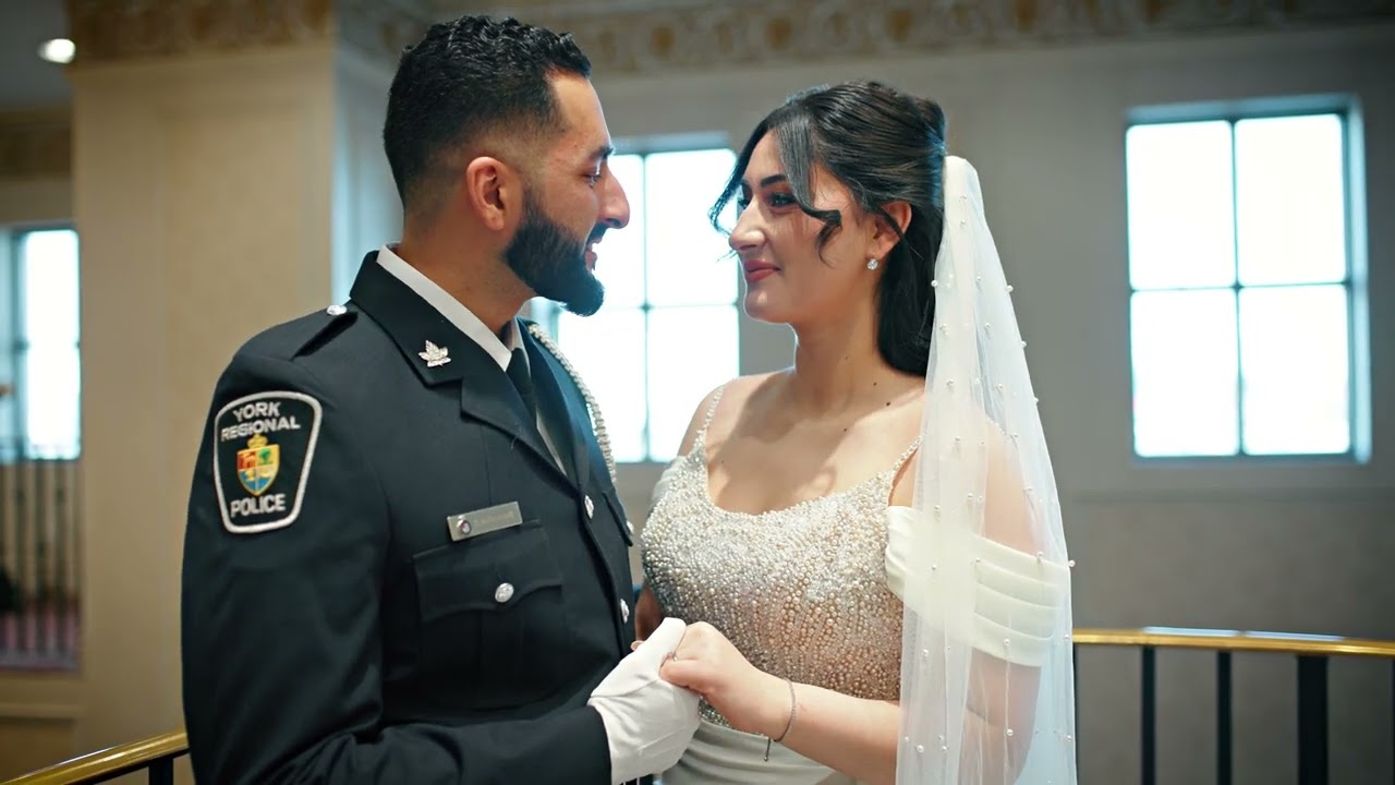 A Love in Uniform | Stunning Police Officer Wedding Film by Video Art Productions #afghanwedding