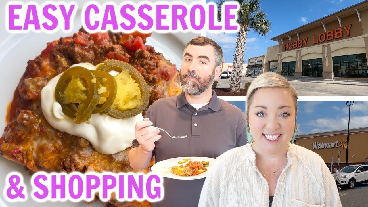 EASY AND DELICIOUS CASSEROLE RECIPE | WALMART SHOP WITH ME | QUICK DINNER INSPIRATION