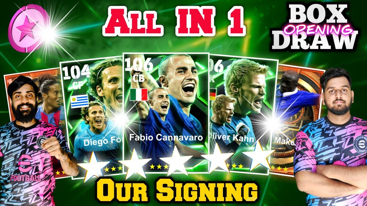 Signing Our Free Guaranteed Epic EFOOTBALL 25🔥|All In 1 Boxdraw | Legends Assemble+Big Time+Borussia