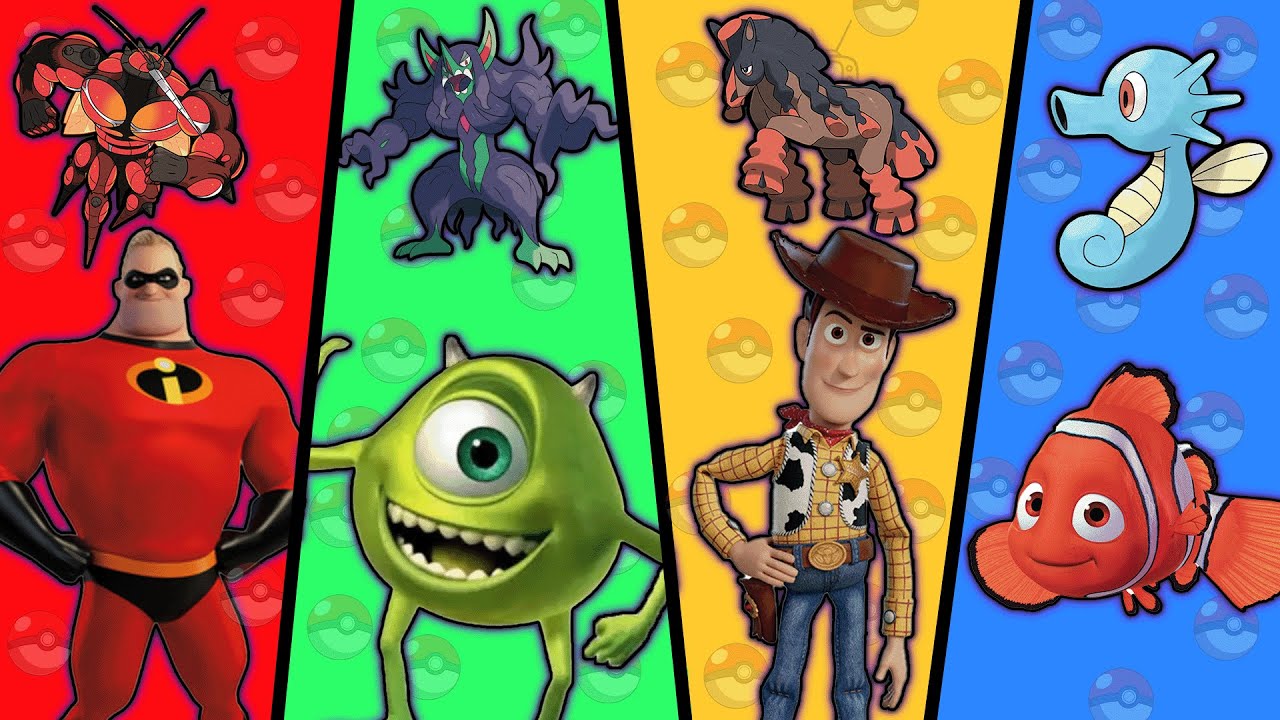 What if Pixar characters were Pokémon Gym Leaders?