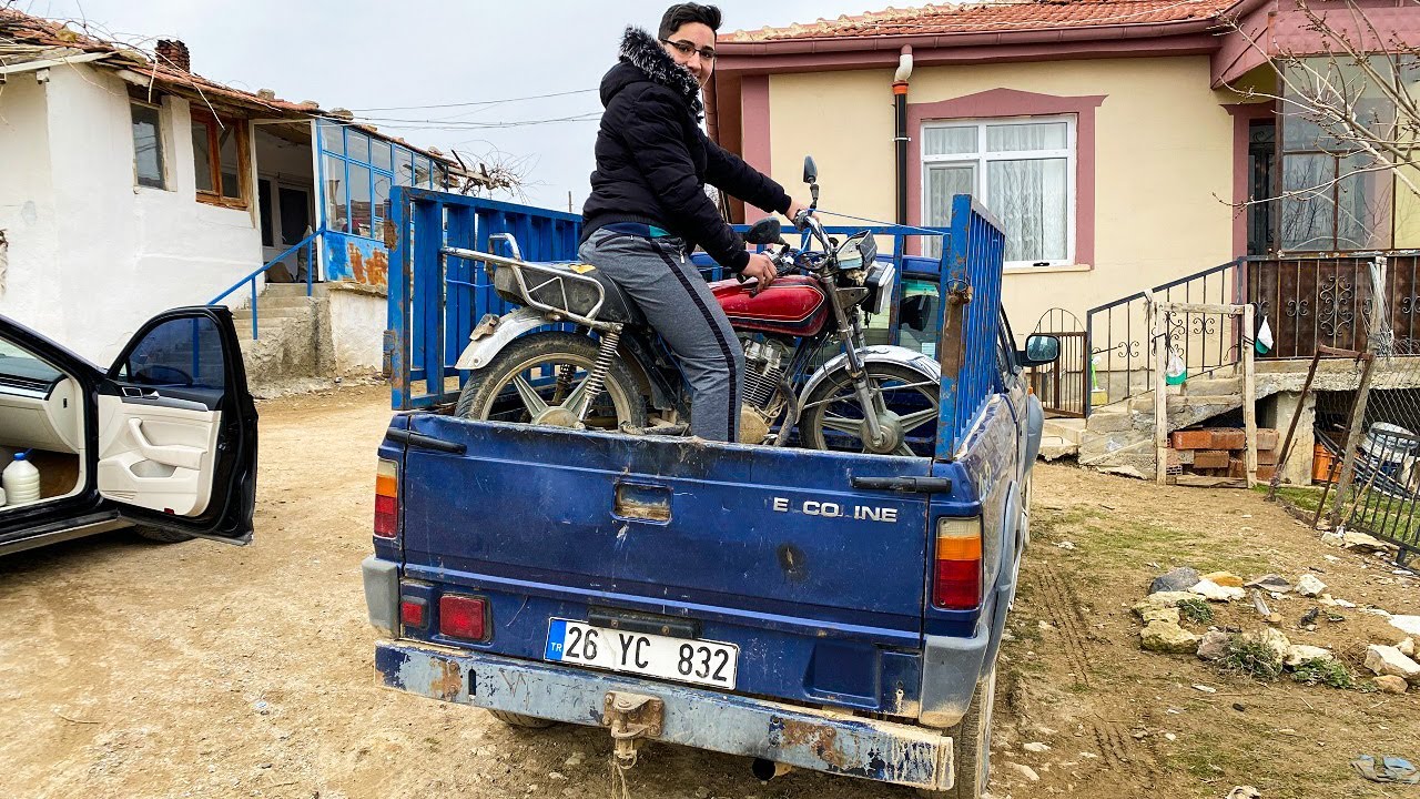 Babam İle Beraber Köye Gittik Motora Bindik Vlog