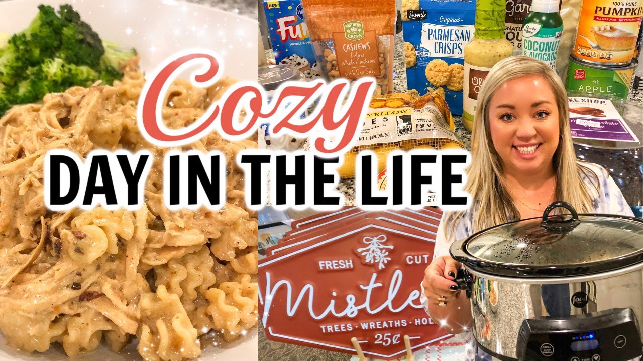 COZY DAY OF COOKING AND SHOPPING | FALL CROCKPOT RECIPE | EASY WEEKNIGHT MEAL | JESSICA O'DONOHUE