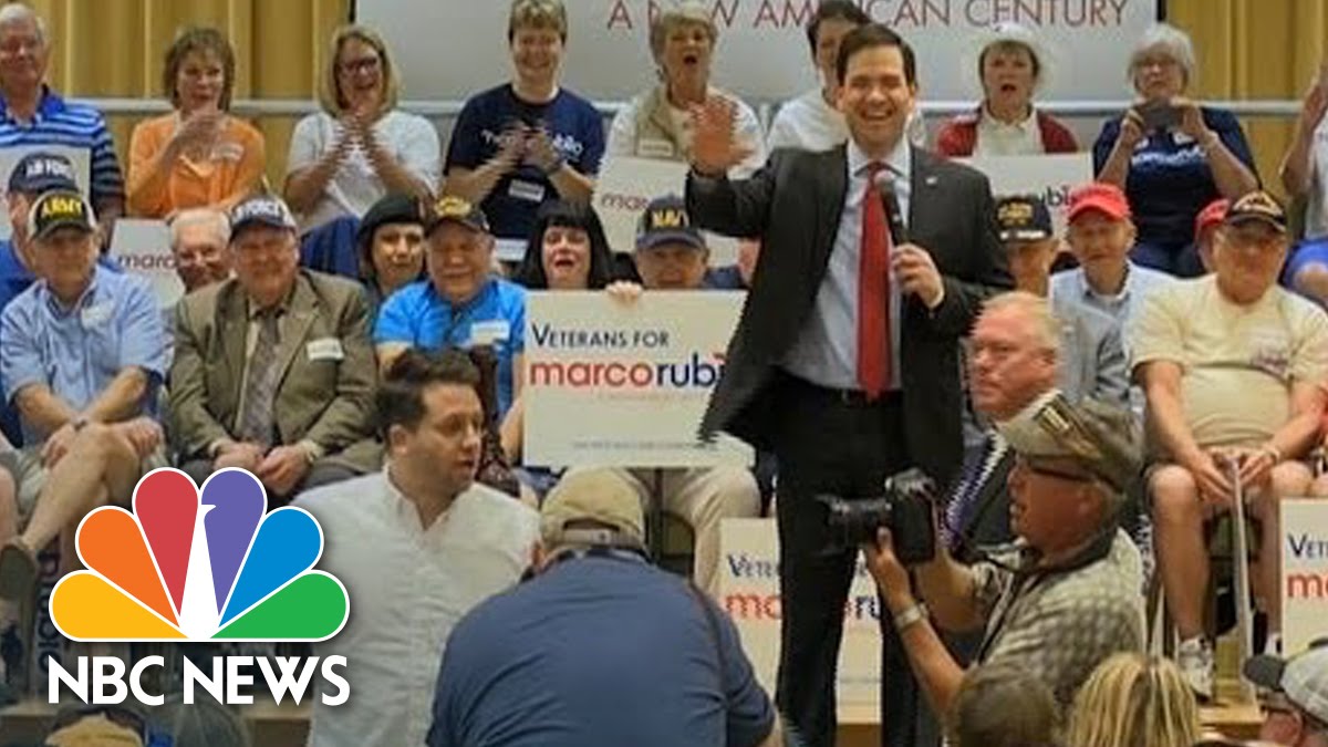 Heckler: Marco 'Rubio Stole My Girlfriend' | NBC News