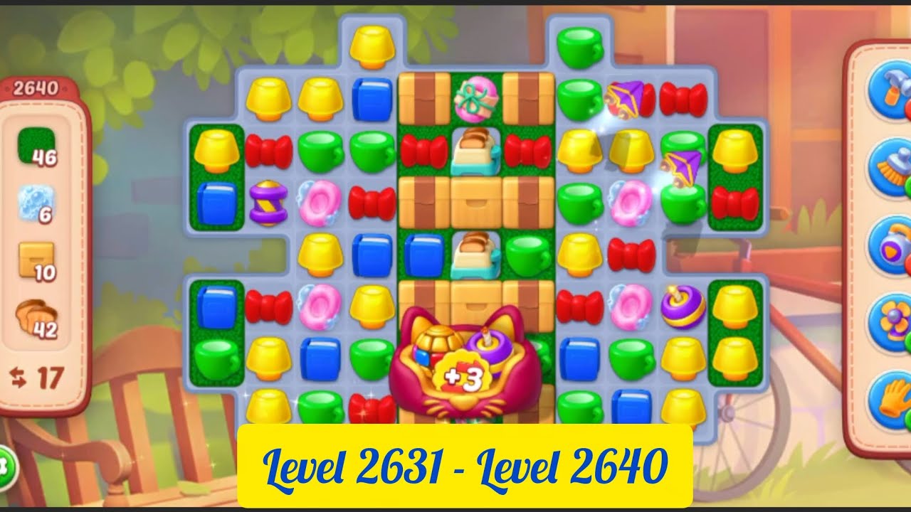 Homescapes : ( Level 2631 - Level 2640 )
