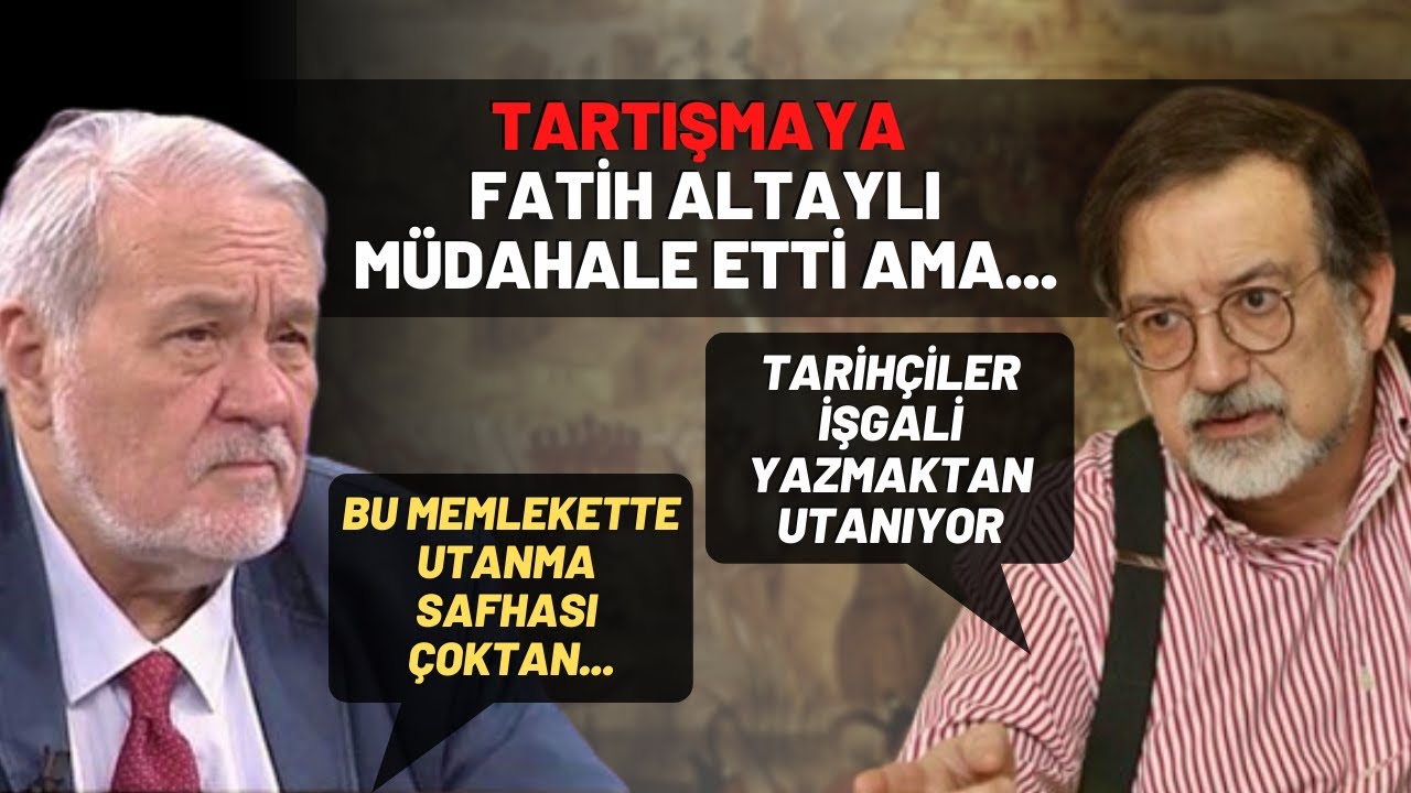 İlber Ortaylı ve Murat Bardakçı Arasında Sert Tartışma.. Fatih Altaylı Müdahale Etti Ama..