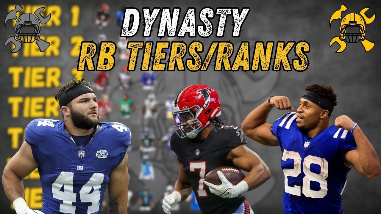 Dynasty RB Tiered Rankings: Tier Breaks & Tough Calls
