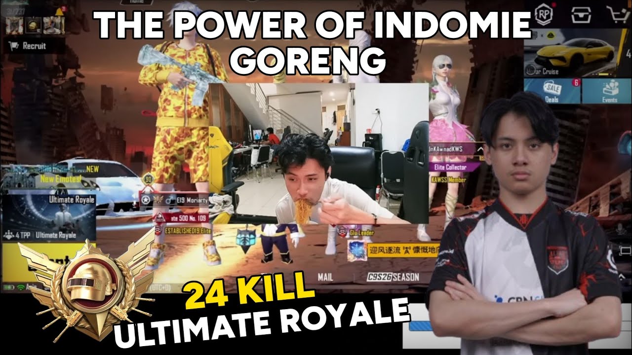 24 KILL 😱 Gameplay Bar - Bar Rosemary Ultimate Royale | PUBG MOBILE