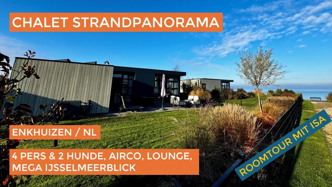 Chalet Strandpanorama, Mega-Meerblick, Hunde willkommen, Enkhuizen / IJsselmeer Nr. 203, 4 Personen