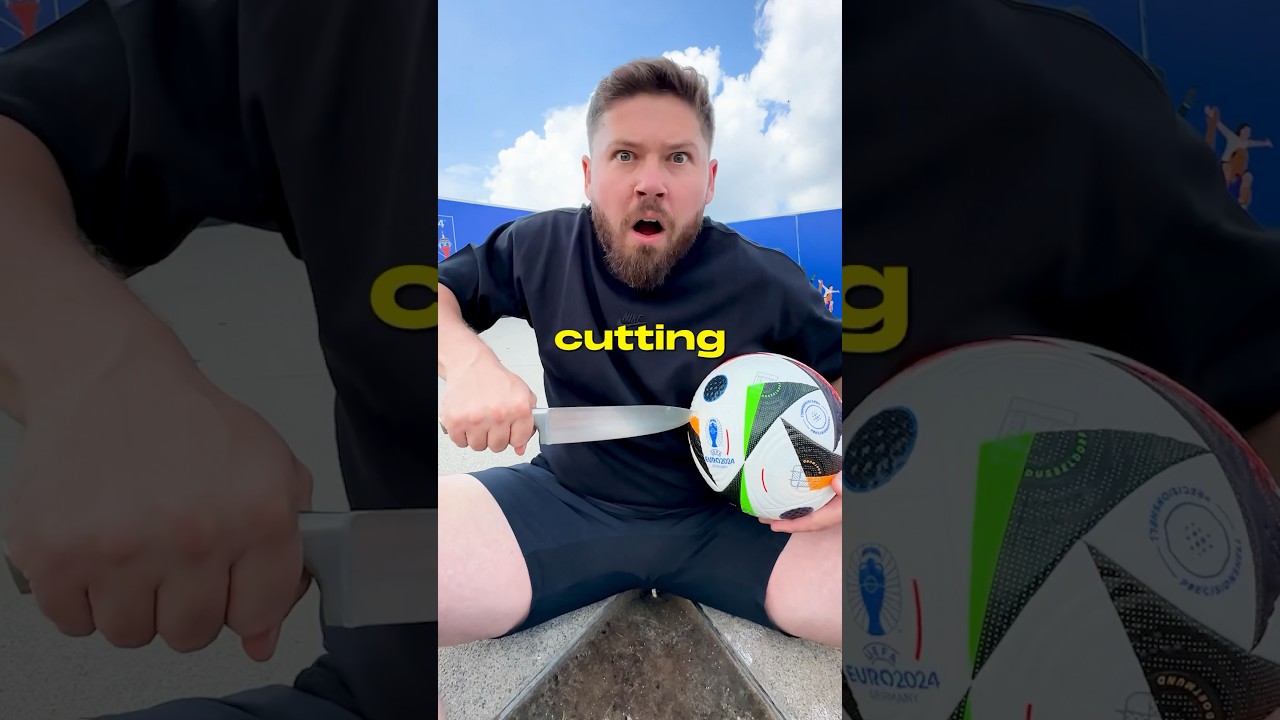 Разрезаем футбольный мяч за $150 🔪⚽️