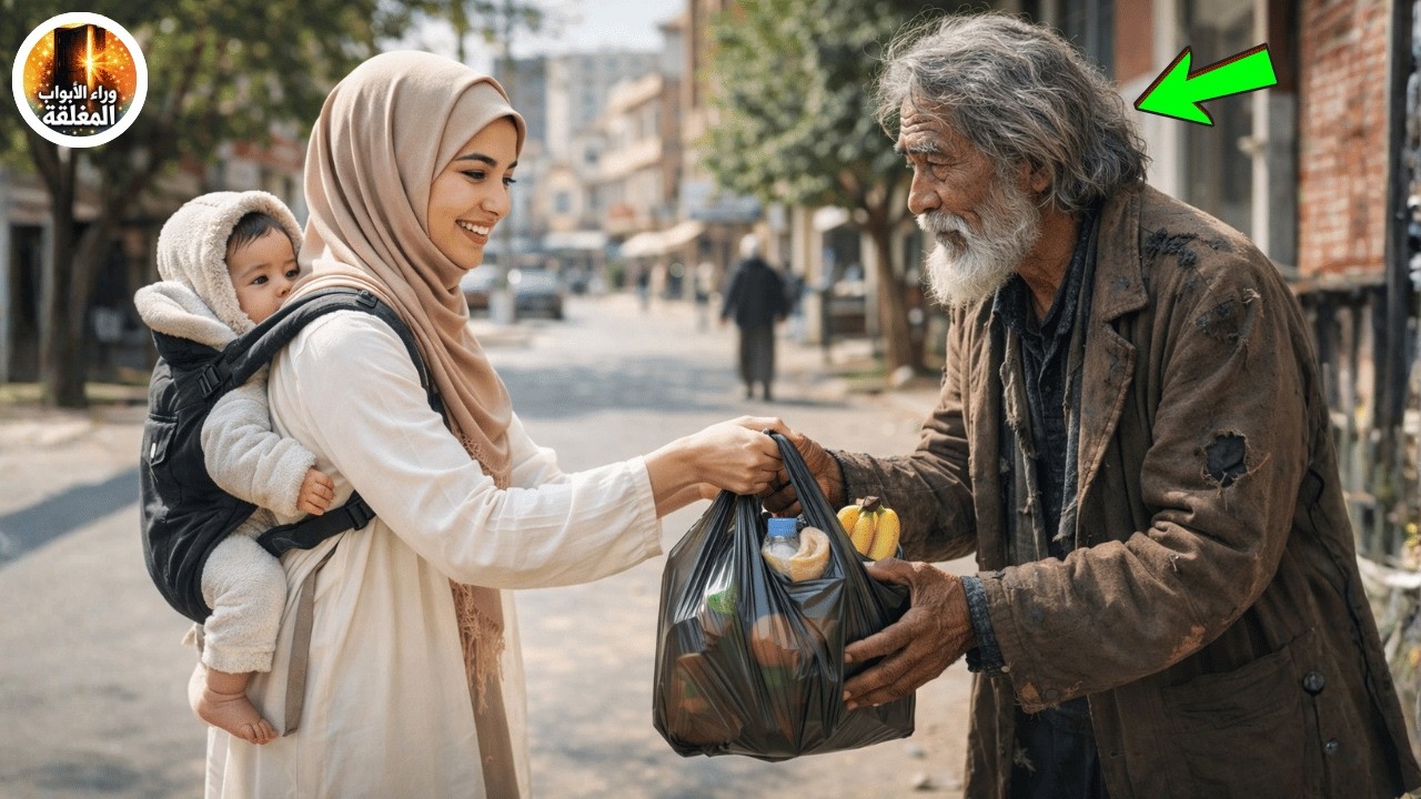 رجل الأعمال تنكّر كشحاذ ليختبر خطيبة ابنه، فوجد نفسه يبكي على ركبتيه أمامها
