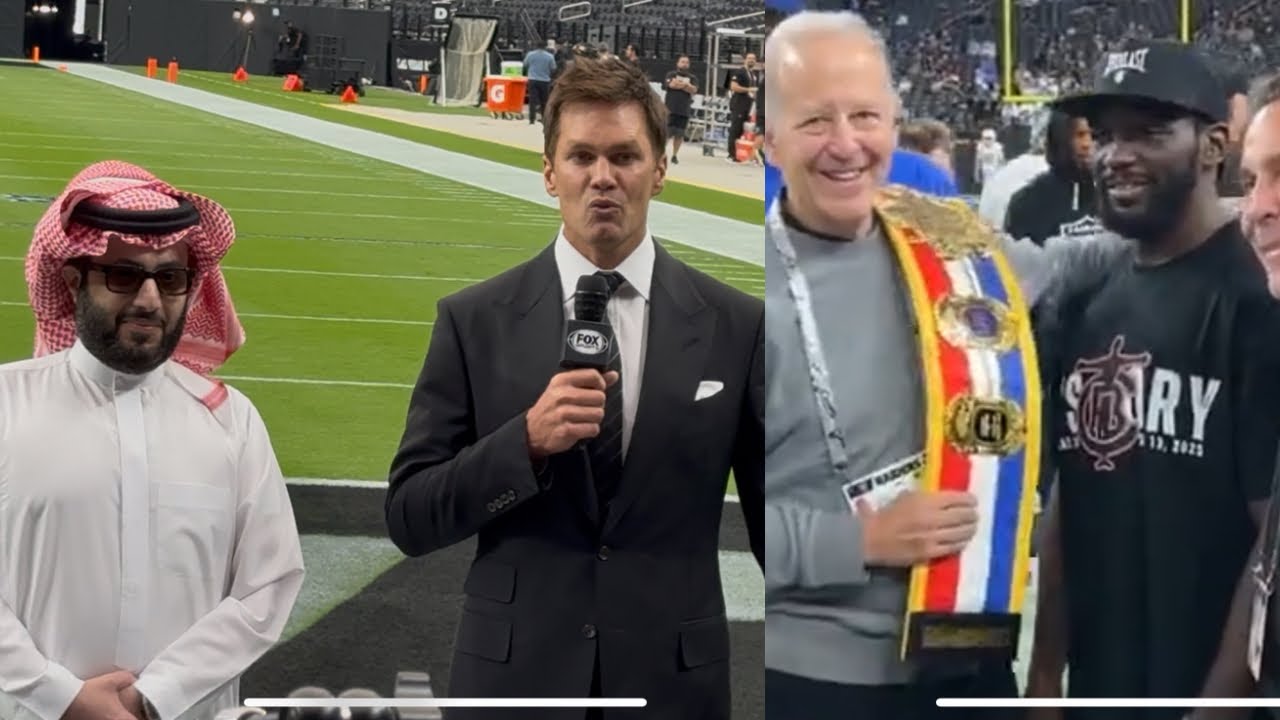 TERENCE CRAWFORD, TOM BRADY & TURKI ALALSHIKH TAKE OVER ALLEGIANT STADIUM FOR MONDAY NIGHT FOOTBALL