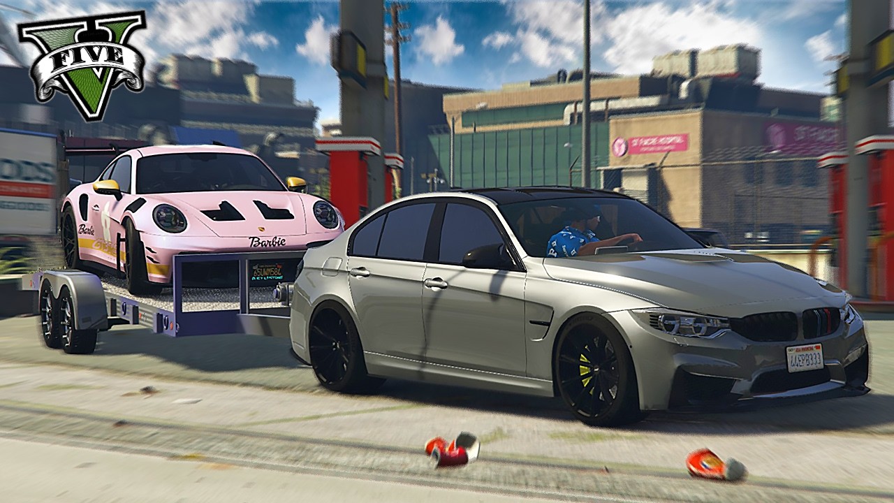 ON A VOLÉ UNE PORSCHE 911 GT3 RS EN BMW M3 F80 | GTA V RP MOD