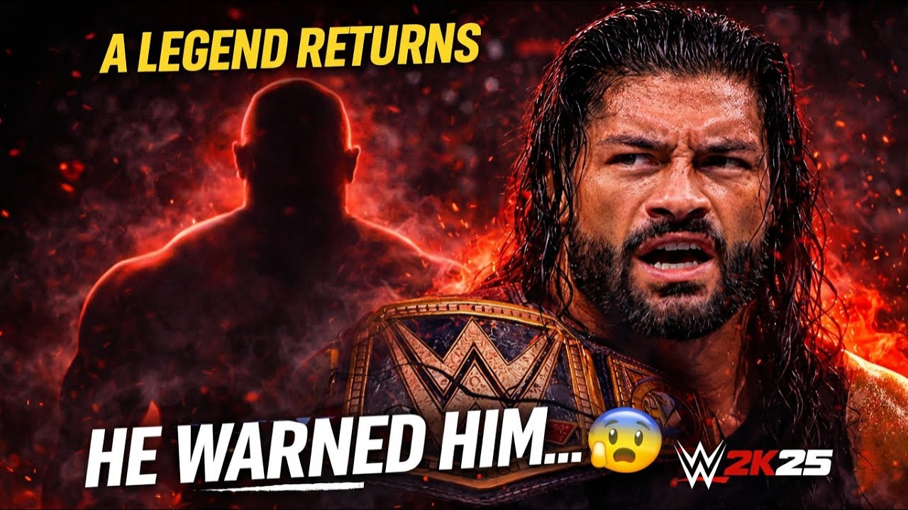 A Legend Warns Roman Reigns… He Didn’t Listen 😨 | WWE 2K25 Alternate Reality
