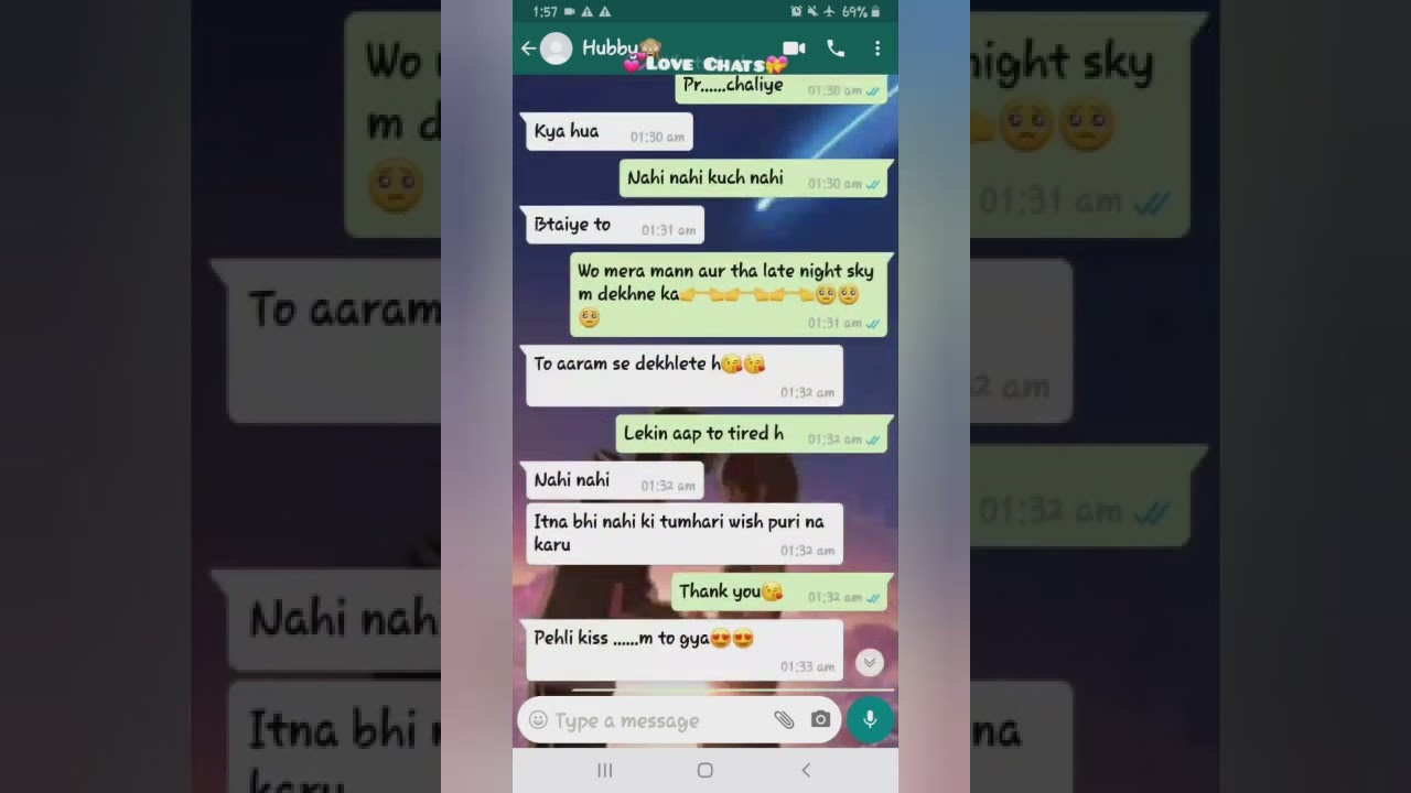 LATE NIGHT ROMANTIC CHAT😘😍|GF BF CHATS🥰|💞Love Chats💝