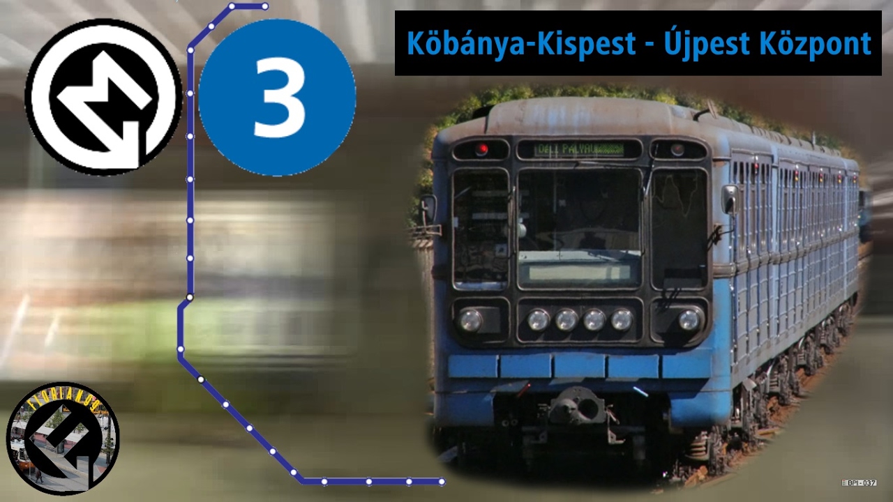 Budapest M3-as metró útvonala felgyorsítva (Kőbánya-Kispest - Újpest-Központ)