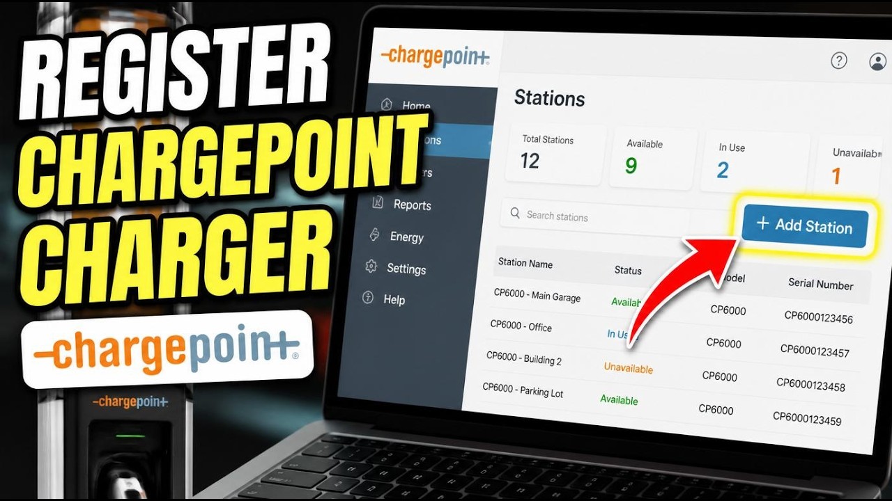 How to register your EV charger in the ChargePoint dashboard - Step By Step