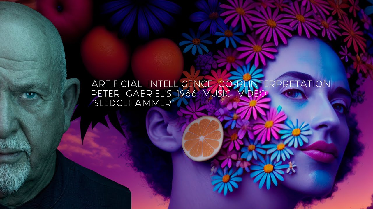 Peter Gabriel  Sledgehammer AI 4K  by Estado Latente