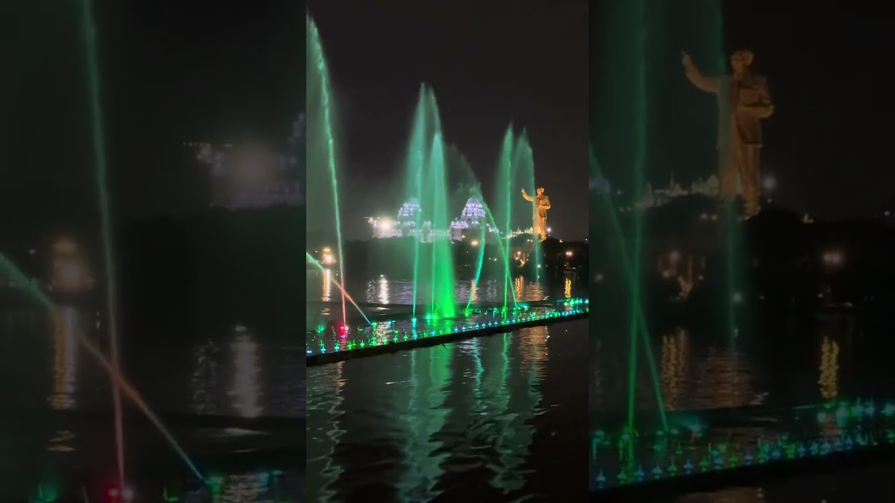 Musical fountain at Tankbund